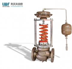 自力式调节阀利用弹性力与反馈信号源平衡
